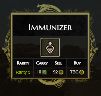 Monster Hunter Wilds Items: Immunizer